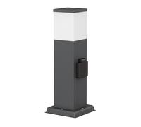 Pilona POLLY para exterior 35cm casquillo antracita in ombilla G9