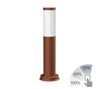 Pilona PORU para exterior IP44 39cm marrón incl. lámpara E27 máx. 1020lm