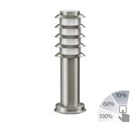 Pilona PORU para exterior IP44 rejilla 39cm acero inoxidable in ombilla E27