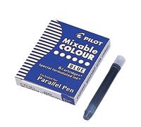 Pilot - Juego de 3 cajas de 6 cartuchos de tinta para bolígrafo Parallel Pen, azul