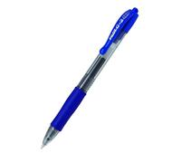 PILOT 14699 G2 10 - Bolígrafo de escritura ancha (tinta de gel retráctil, recargable, cuerpo translúcido, goma de 0,6 mm), color azul