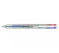 Pilot Pen Bolígrafo Súper Agarre – 0,29 mm línea · Punta 1 mm – Negro/Azul/Verde/Rojo, Transparente