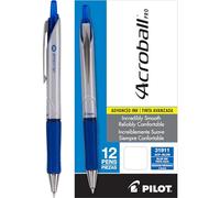 Pilot Acroball Pro Advanced Ink 31911 - Bolígrafo de punta media (12 unidades), color azul