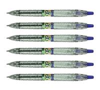Pilot B2P Ecoball 10 - Bolígrafo retráctil (6 unidades), color azul