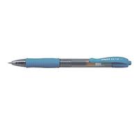 Pilot Pen Bolígrafo roller de gel BL-G2-7-LB G207, punta 0,7 mm, azul claro, 12 unidades