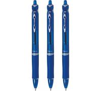 Pilot - lote de 3 bolígrafos (acroball begreen punta media azul