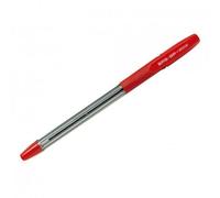 Pilot - Boligrafo bps-gp rojo -sujecion de caucho -tinta base de aceite -con capuchon (12 unidades)
