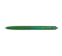 Pilot boligrafo de bola retractil supergrip g - punta redonda 1.0mm - trazo 0.4mm - tinta de aceite - grip ergonomico - color verde (12 uds)