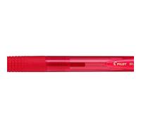 Pilot boligrafo de bola retractil supergrip g - punta redonda 1.0mm - trazo 0.4mm - tinta de aceite - grip ergonomico - color rojo (12 uds)