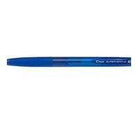 Pilot boligrafo de bola retractil supergrip g - punta redonda 1.0mm - trazo 0.4mm - tinta de aceite - grip ergonomico - color azul (12 uds)