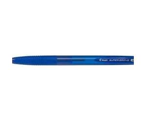 Pilot boligrafo de bola retractil supergrip g - punta redonda 1.0mm - trazo 0.4mm - tinta de aceite - grip ergonomico - color azul (12 uds)