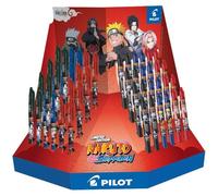 Pilot Bolígrafo Frixion Naruto Edición Limitada C-Surtidos (48 Ud) - Tinta Borrable 0.7 mm, Recargable, Antifatiga