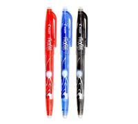 Pilot-bolígrafo original de Gel borrable varillas de recarga borrables tinta azul, negra y roja fespu shop 3 color