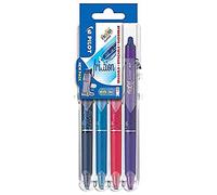 Pilot - Bolígrafo roller FRIXION BALL CLICKER 07 Set2Go, estuche de 4