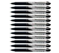 Pilot Bolígrafo Roller V-Ball 07 Retráctil Punta 0,7 mm Tinta Líquida Negro (Pack de 12)