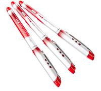 Pilot Bolígrafo Roller V-Ball 7 Grip Punta 0,7 mm Tinta Líquida Rojo (Pack de 3)