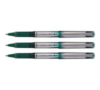 Pilot Bolígrafo Roller V-Ball 7 Grip Punta 0,7 mm Tinta Líquida Verde (Pack de 3)