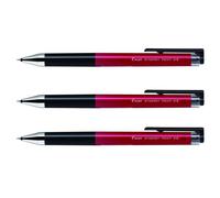 Pilot Bolígrafo Synergy Point 0,5 mm Retráctil Grip Tinta Gel Rojo (Pack de 3)