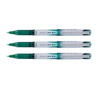 Pilot Bolígrafo V-BALL GRIP 5 Roller Punta Aguja 0,5 mm Tinta Líquida Verde (Pack de 3)
