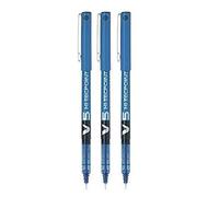 Pilot Bx V5 Azul Hi-Tecpoint Extrafina BolÃgrafo 0.5mm Punta Punta 0.3mm Ancho de LÃnea (Paquete de 3) - Azul, Pack Of 3