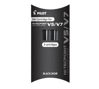 Pilot Pen Recambios BXS-IC-B-S3 para V5/V7 Pack de 3 negro
