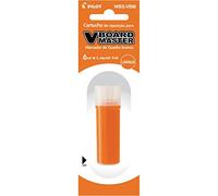 Pilot - Cartucho WBS-VBM - Recambio para rotulador pizarra V-Board Master, 12 unidades, Naranja