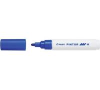 Pilot CF6 MARC.ACQU, rotulador permanente, color azul, 1 unidad, Azul, Azul, Blanco, Punta cónica, 4,5 mm, Mediano