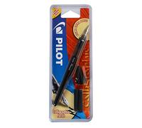 PILOT FCDBBB - Pluma estilográfica extra grande+Cartucho de Tinta Negro 1.00mm, color azul