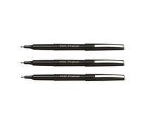 Pilot Fieltro extra fino 0,4 mm 3 unidades negro