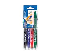 Pilot Pen Bolígrafo roller Frixion 2260SG4E 0,7 mm Pack de 4 (negro, azul, rojo, verde)