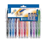 PILOT Frixion Ball 07 Set2Go - Bolígrafo de punta redonda (12 unidades)