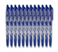 Pilot - Frixion Ball - Bolígrafo borrable - Roller Tinta De Gel - Azul - 0.7, Punto Medio - (Caja 12 unidades)