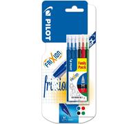 Pilot Frixion Ball - Bolígrafo (Negro, Azul, Verde, Rojo, Negro, Azul, Verde, Rojo, Bolígrafo, Medio, Alrededor, 0,7 mm)