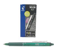 Pilot Pen – Bolígrafo borrable Frixion Ball Clicker – Tinta gel verde – Caja 12 uds.
