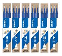 Pilot FriXion Ball - Juego de 6 minas de recambio para bolígrafo (6 x 3 unidades), color azul