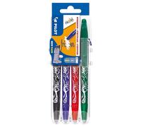 Pilot Frixion Bola Medio de Línea 4 Pieza "Set 2Go " Funda Negro Azul Rojo Verde