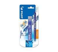 Pilot Pen Bolígrafo FriXion Clicker roller 0,7 mm tinta borrable azul (incluye 3 recargas)