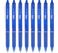 Pilot FriXion Clicker - Bolígrafos borrables y retráctiles, punta fina, tinta azul, 8 unidades (16402)