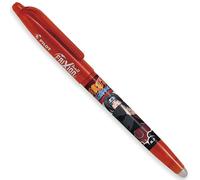 Pilot FriXion FR7 Ball - Bolígrafo de punta redonda borrable por calor y fricción, edición limitada de Naruto Shippuden, línea media, punta de 0,7 mm, paquete de 1 bolígrafo, color rojo