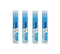 Pilot Frixion - Juego de minas de recambio para bolígrafos, 4 packs con 3 recambios cada uno, color azul claro