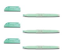 Pilot Frixion Light Pastel Juego de 6, Textmarker, soft Pastell | grün, 3
