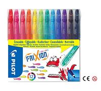 Pilot Frixion - Pack de 12 rotuladores, Multicolor
