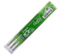 Pilot Pen Recambio bolígrafo Frixion Punta redonda 0,7 mm Verde Pack de 3 unidades