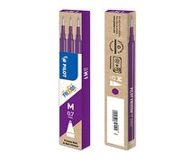 Pilot FRIXION - Recambios medianos - Punta de 0,7 mm - 2 paquetes - 6 recambios - Tinta violeta