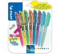 Pilot Frixion Resaltador Suave Pastel Borrable 8 Colores Surtidos