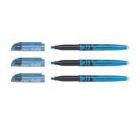 Pilot FriXion - Rotuladores fluorescentes (3 unidades, borrables), color azul