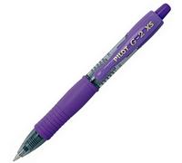 Pilot G-2 Pixie - Bolígrafo, Caja de 12 unidades, color Violeta/Morado