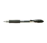 Pilot G-205 Retractable Gel Rollerball Pen 0.5mm Tip 0.32mm Line Black (Pack 12)