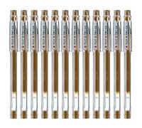 Pilot G-TEC-C4 Tinta Gel con Capuchón Trazo 0,2mm, Marrón (Pack de 12 Uds.)