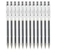 Pilot G-TEC-C4 Tinta Gel con Capuchón Trazo 0,2mm, Negro (Pack de 12 Uds.)